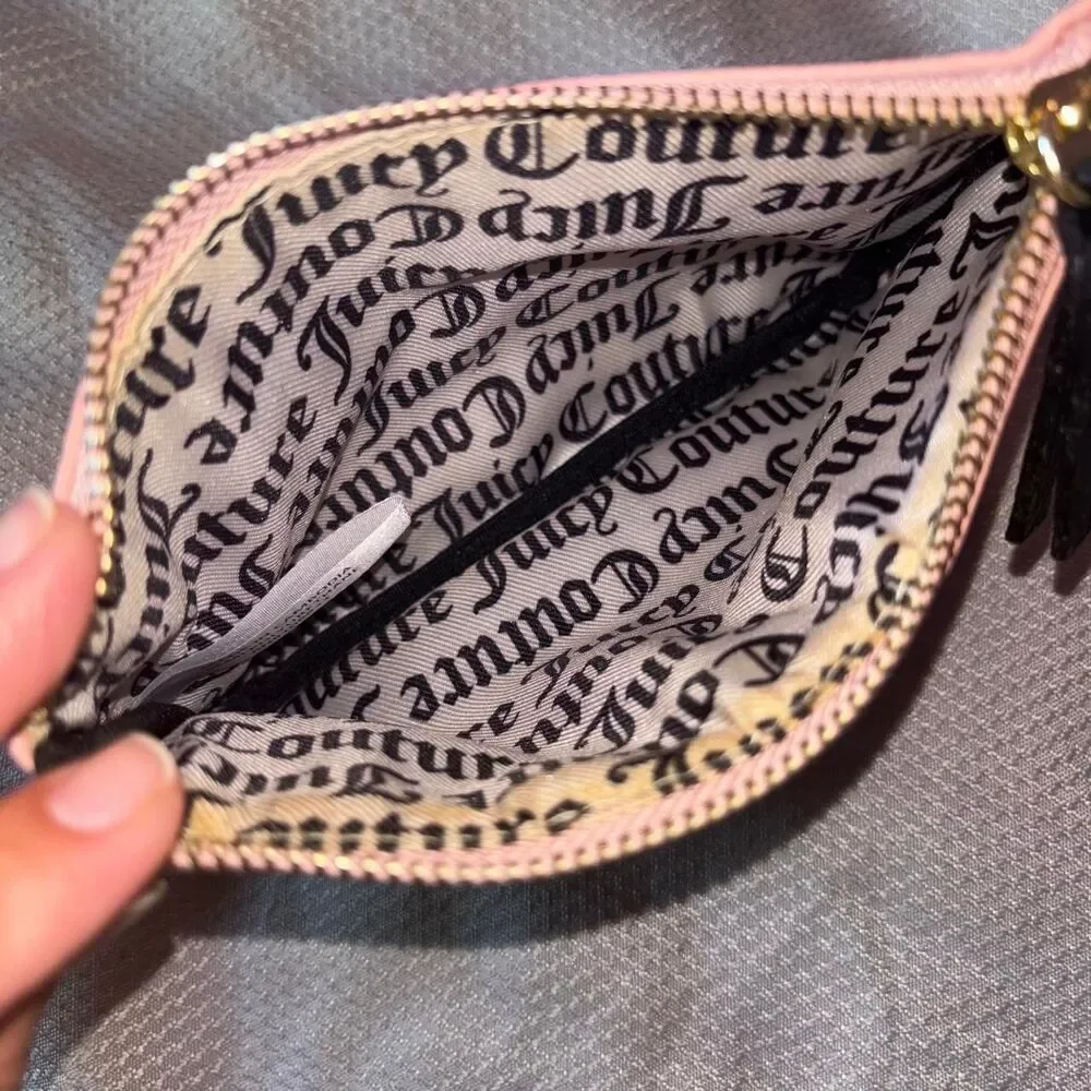 Juicy-couture Women's Pink Zipper Pouch